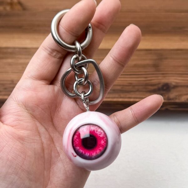 Wholesale Halloween Horror Simulation Devil's Eye Keychain