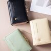 Wholesale Colorful large capacity short women's wallet