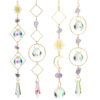 Wholesale garden decoration dream amethyst sun moon stars Wind Chimes