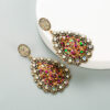 O1CN012RaRRD2LDsVdLTDM4_2206398079659-0-cib Wholesale Leopard leather diamond studded colorful sequin earrings