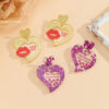 Wholesale Valentine's Day Double layered Love Earrings