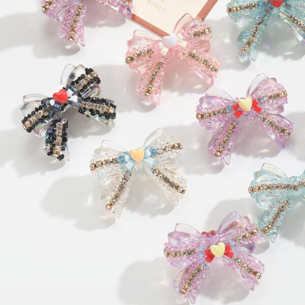 Wholesale 10pcs beaded material bow drill handmade loose beads