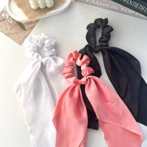 Satin Ribbon Large Intestinal Ring-3pcs-A