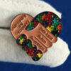 Wholesale Autism Awareness Brooch Puzzle Love Metal Badge