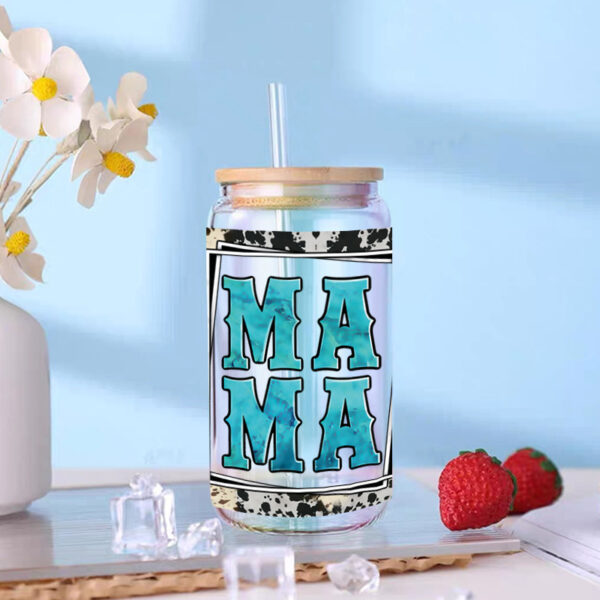 Wholesale UV Transfer Paste Glass Crystal Label Crystal Paste Cross-border Special Paste for 16oz Glass Cup 23cmX11cm