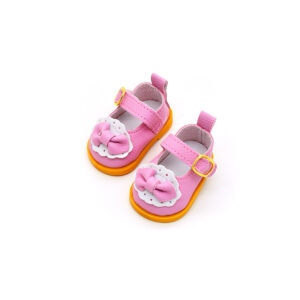 Large Princess Shoes (Pink) / 20cm cotton doll