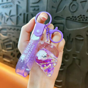 Purple - oil-filled ocean animal seashell