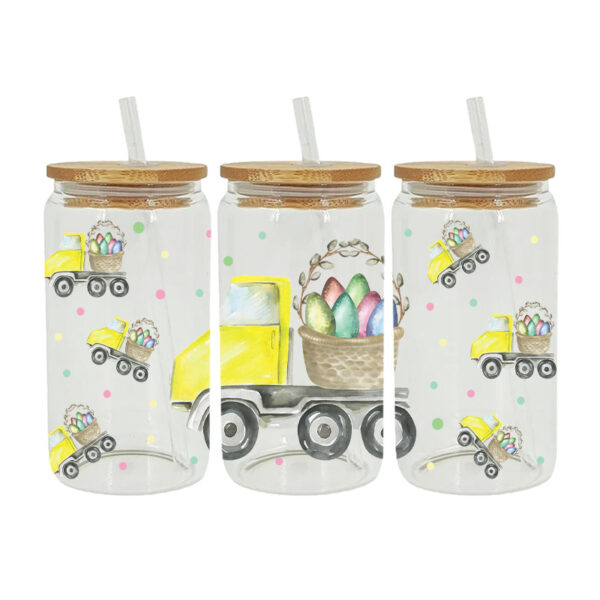 Wholesale UV Transfer Paste Glass Crystal Label Crystal Paste Cross-border Special Paste for 16oz Glass Cup 23cmX11cm