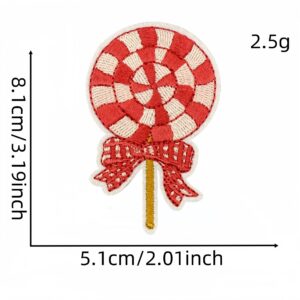 Pink christmas cloth sticker 14 #