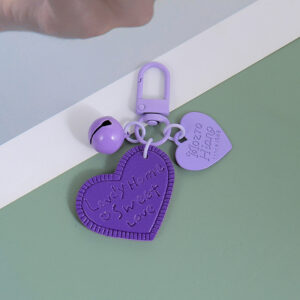 Little heart bell-purple