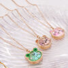 Wholesale Cute Cat Frog Bear Kidsren's Necklace