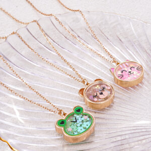 Wholesale Cute Cat Frog Bear Kidsren's Necklace