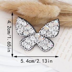 4.2*5.4cm * White Butterfly