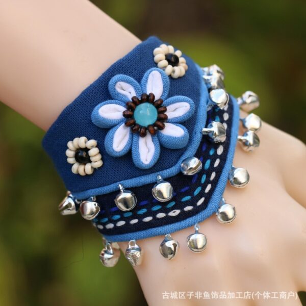 Wholesale fabric tie-dye bracelet ethnic style handmade bracelet