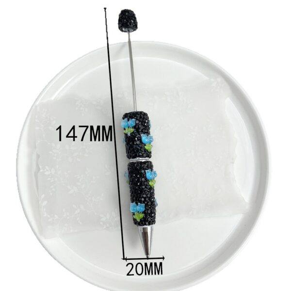 Wholesale Tulips studded with diamonds Beadable Pens DIY Beadable