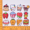 Wholesale Cute cartoon food teeth series Croc Charms