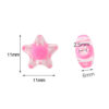 Wholesale 20pcs Transparent Colorfulful Five-Pointed Star Acrylic DIY Beads