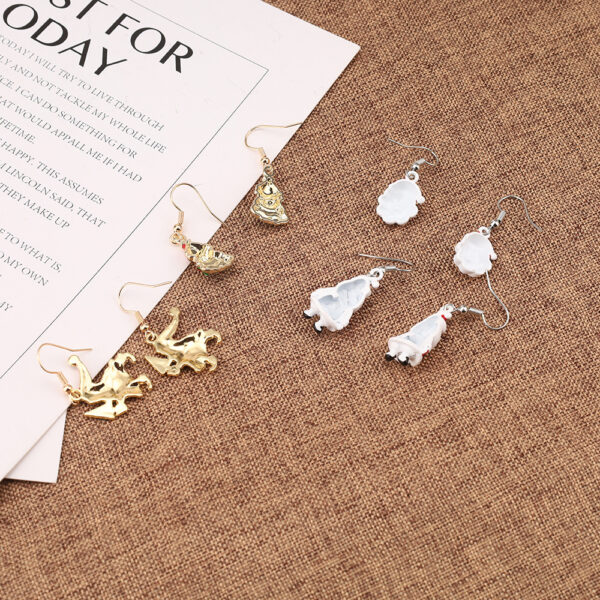 Wholesale Christmas Tree Santa Claus Snowman Earrings