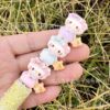 Wholesale 10pcs cute cartoon cat cream glue acrylic beads