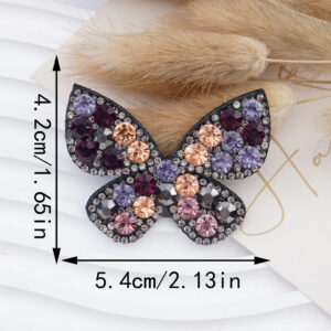 4.2*5.4cm * dark color butterfly