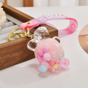 Jelly bean pink / Gradient rope + turtle