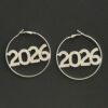 Wholesale Number 2026 rhinestone round earrings