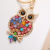 O1CN012hu5Pc2Cv5PQVRSpp_2218609358535-0-cib Wholesale Colorful cartoon diamond studded owl metal keychain