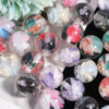 Wholesale High-transparency, color-blocked butterfly-shaped loose beads/acrylic beads