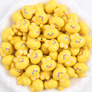 14 # 5 yellow rabbits / Sold by pack 5 pieces/pack