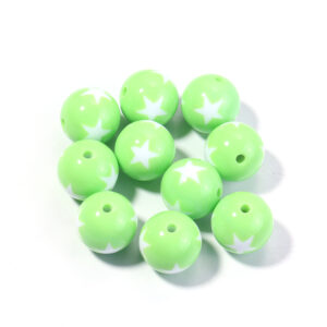 Light green / Diameter: 12mm, hole diameter 2.8mm, 20 pcs/pack