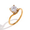 O1CN012obIHC2AUrP4sL6pn_2213308878207-0-cib Wholesale ins fashion light luxury wave ring Golden zircon ring stainless steel plated 18k simple all-Match ring