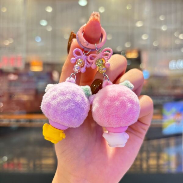 Wholesale Plush Afro Star Keychains