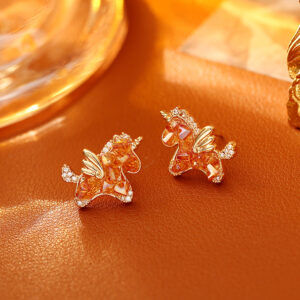 Unicorn earrings (s925 silver needle)