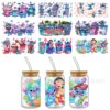Wholesale Popular Stitch Uv Dtf Transfer Crystal Transparent Sticker Waterproof and Scratch-Resistant Cartoon Cute Decoration Wholesale Cross-Border