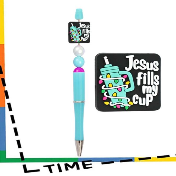 Wholesale Mother's Day PVC Soft Glue Focal Beads