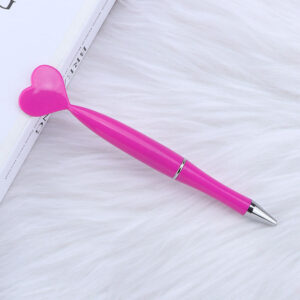 Black 1.0mm ballpoint pen / Fluorescent rose red