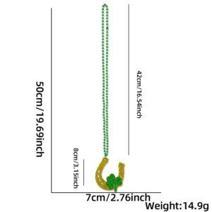 Horseshoe clover model / St. patrick's day necklace