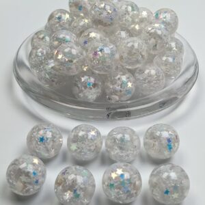 D6 / 16mm resin built-in five-pointed star ball