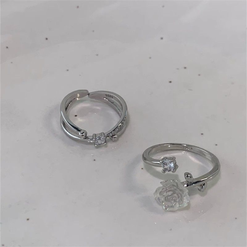 Wholesale Four star retro geometric blue star earrings