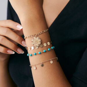 01 bracelet-gold set 6409