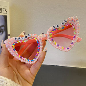 Bride color-pink frame double powder sheet