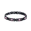 Wholesale Detachable Cross Magnet and Ornaments Diamond Magnet Women's Metal Bracelet