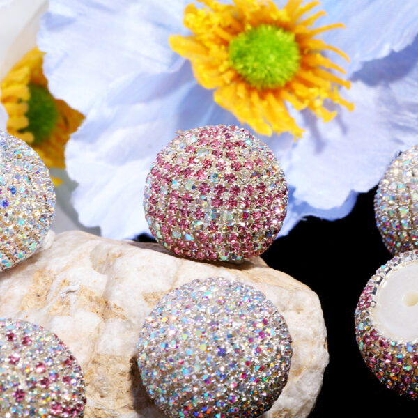 Wholesale galaxy magic color broken drill half hole beads Pen Cap