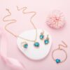 O1CN0134SOYx2AVJnUZMtvm_2073408208-0-cib Wholesale Water Drop Full Diamond Necklace, Earrings, and Ring Set