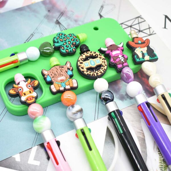 Wholesale Cartoon Cute Denim Pen Focal Beads