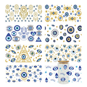 Wholesale UV Transfer Paste Glass Crystal Label Crystal Paste Cross-border Special Paste for 16oz Glass Cup 23cmX11cm