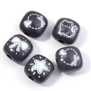 Random mixed style 2 / Size: 16mm thick, 11.5mm aperture, 4.5mm