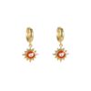 O1CN0139C88f1wZ4aXMk9gT_2219027866321-0-cib Wholesale Sunflower Devil's Eye Earrings Copper Gold-Plated Niche Creative Earrings