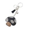 Wholesale creative mushroom rhinestone keychain fcute bag tassel pendant