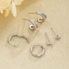 O1CN013CqYVk1Yp3gEFy1BE_2220666113107-0-cib Wholesale Light Luxury Zircon Simple Hoop Double-Layer Earrings